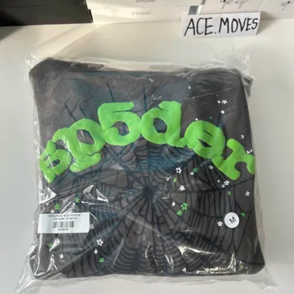 Spider Hoodie Black/Grey | Streetwear Style | Men’s S/M/L | Great Condition